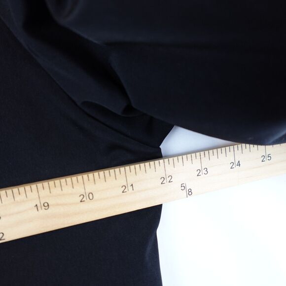 Liz Claiborne Raincoat Utility Jacket Women's Size Large Black Zip & Snap Fall - Picture 9 of 15